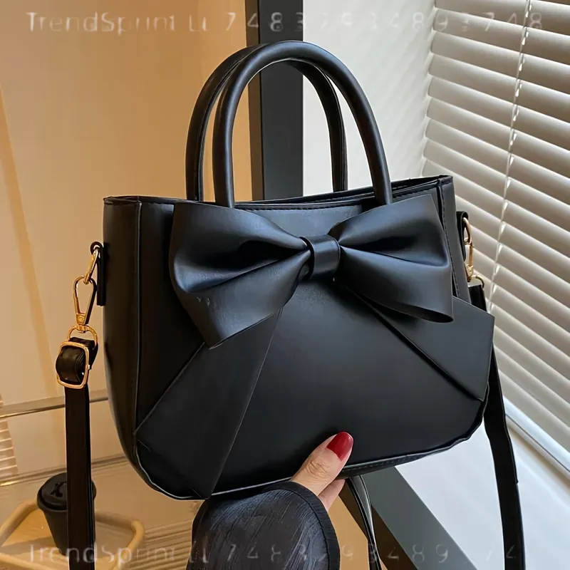 Elegant Black Bow Handbag for  - đánh giá và giá Women'S Bags Handbags