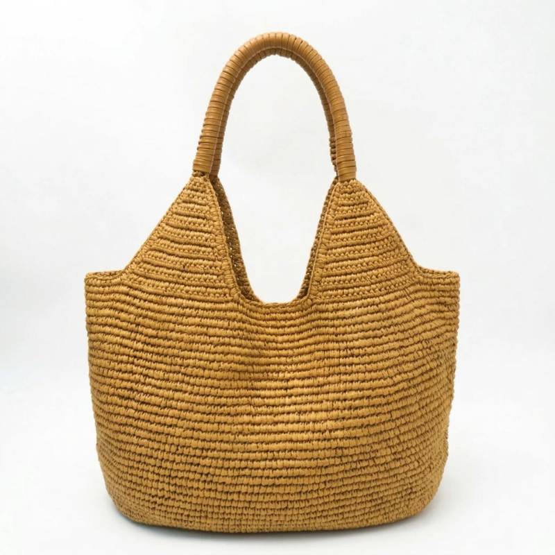 Women Large Capacity Handmade  - đánh giá và giá Women'S Raffia Bags