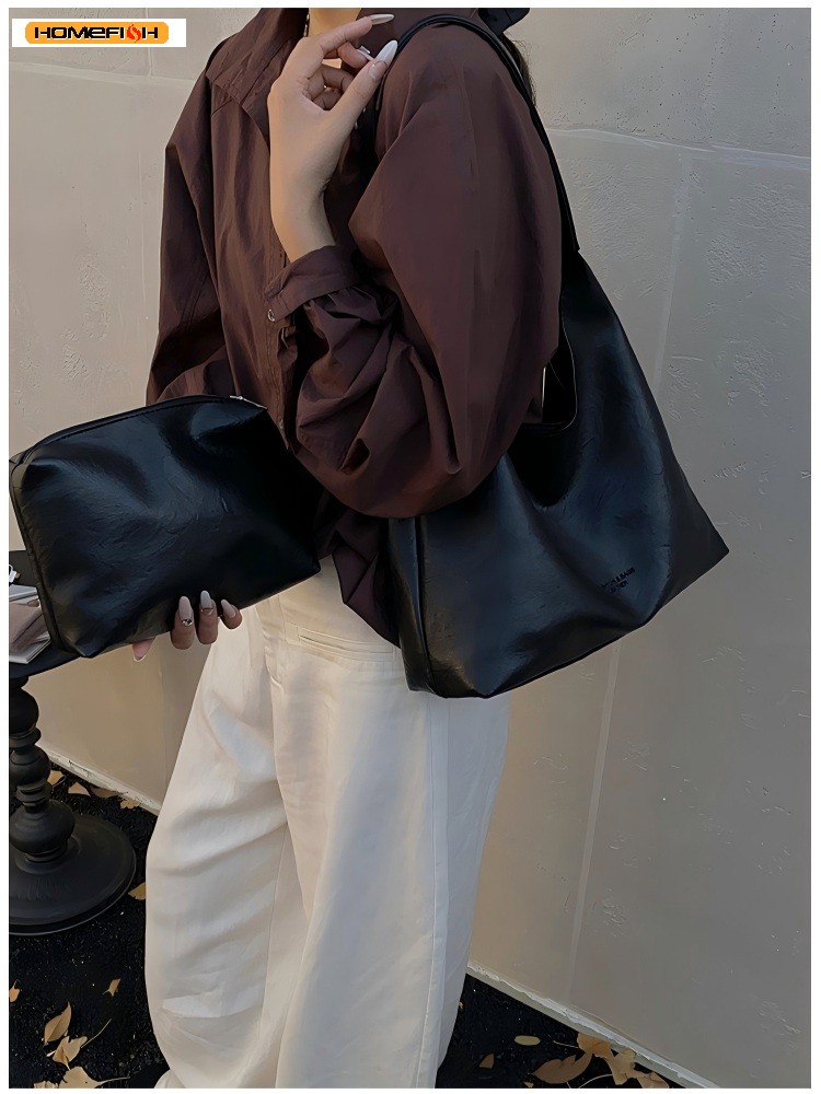 Retro Simple Large Women Tote  - đánh giá và giá Women Bags 2026 Trends