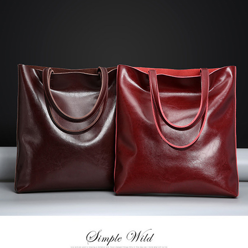 Cow Leather Bag Ladies Genuine - đánh giá và giá Women Hand Bags For Office