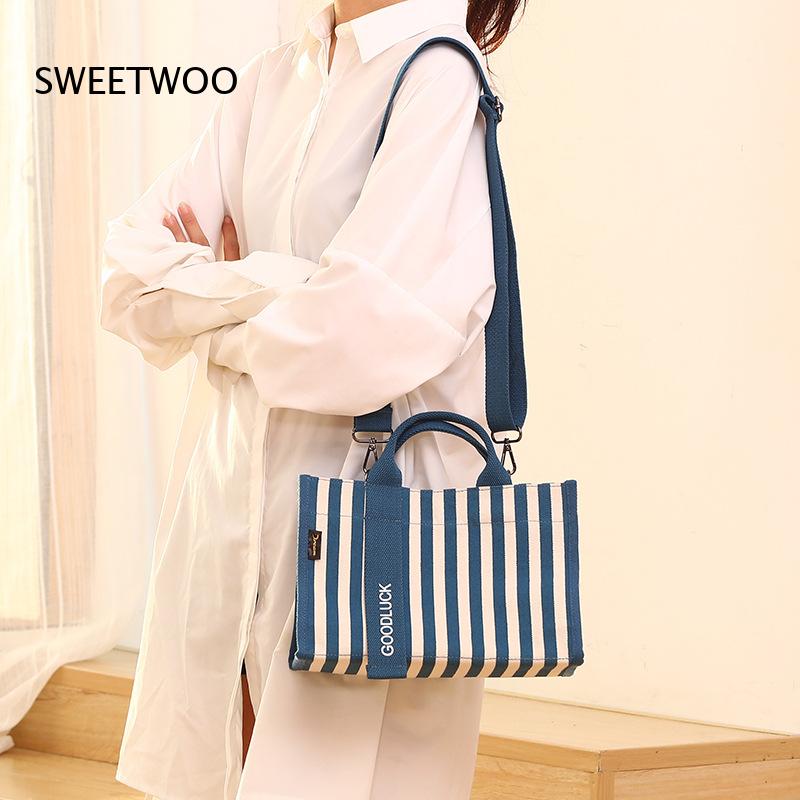 2026 Vertical Stripe Canvas Sm - đánh giá và giá Women Hand Bags For Office