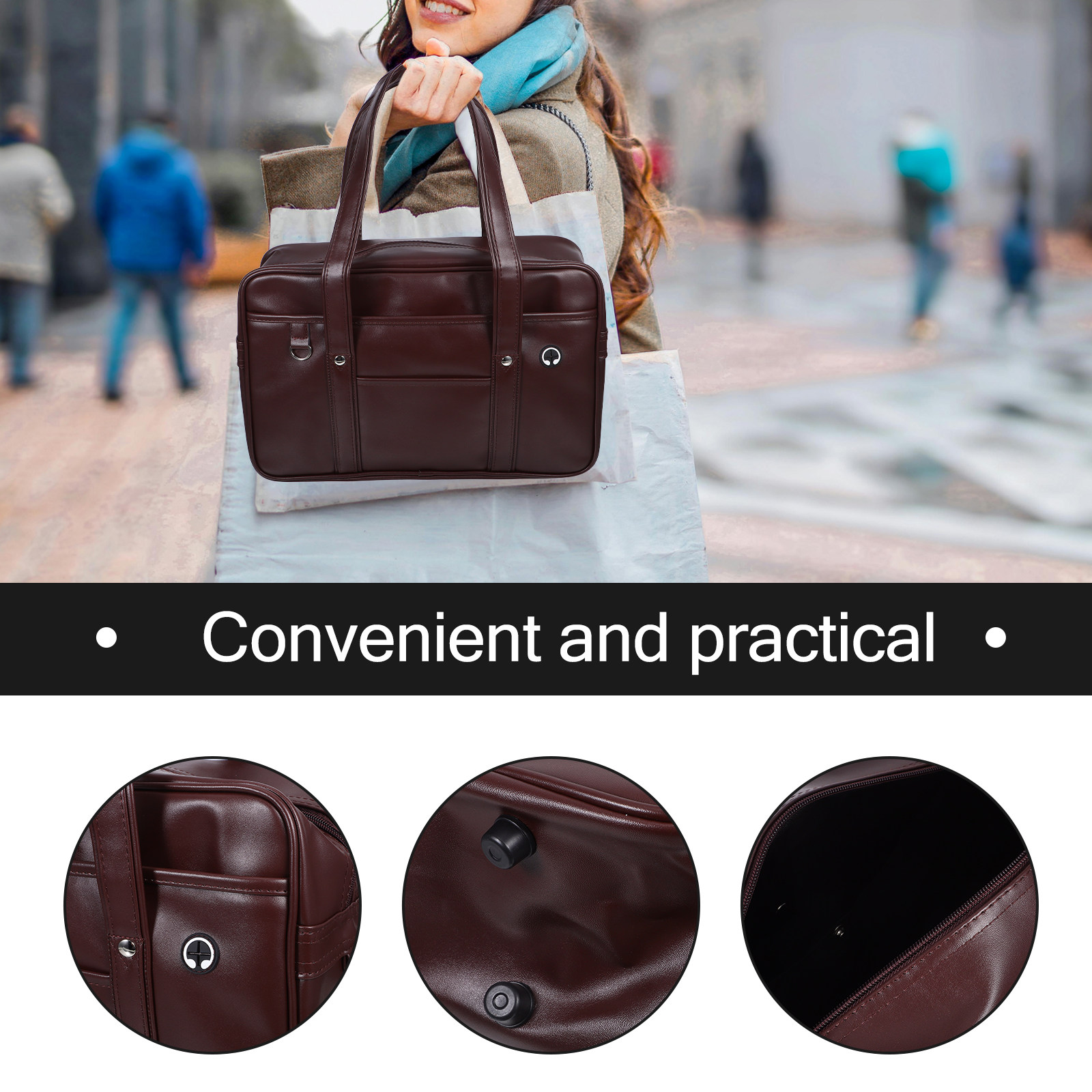 Large Capacity Waterproof PU L - đánh giá và giá Women Hand Bags For Office