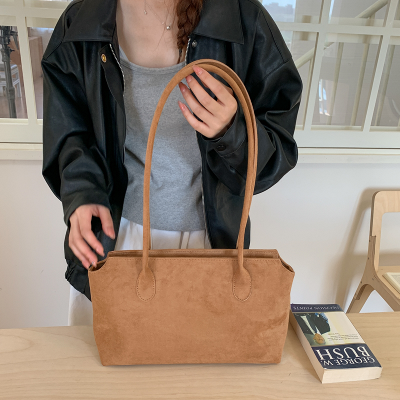 Vintage-Inspired Brown Suede A - đánh giá và giá Women Hand Bags For Office